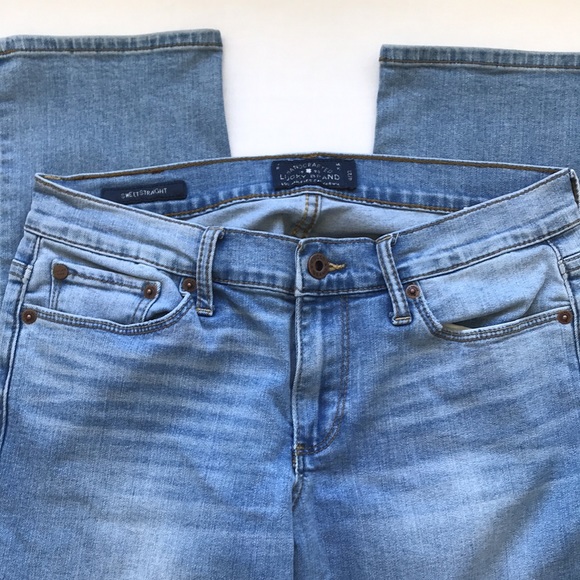 LUCKY BRAND SWEET STRAIGHT JEANS Size 27/4 MAKE AN OFFER! - Picture 7 of 7